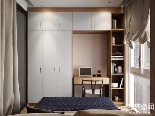 现在的柜子都流行做无门把手的,小户型更需要极简范 现在的柜子都流行做无门把手的,小户型更需要极简范