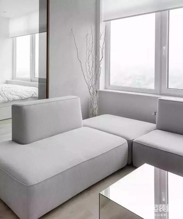 不规则的36平极简风小户型公寓,简单又舒适的小窝! 不规则的36平极简风小户型公寓,简单又舒适的小窝!